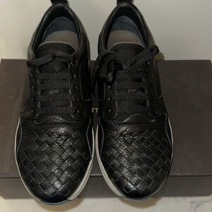 Bottega veneta scarpa pelle Intr calfskin sneakers in black size 39+ or 39 1/2